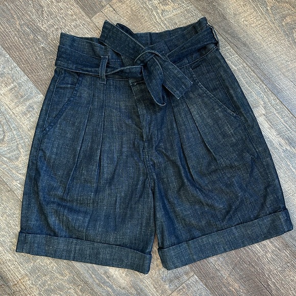 7 For all Mankind Tie High-waisted shorts - Picture 2 of 13